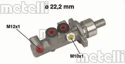 Ana Merkez ABS li 22,20 mm (Renault Kangoo / Kangoo Express 1.2 / 1.4 / 1.6 / 1,5 DCI / 1,9Dcı)