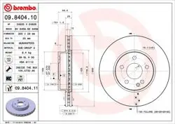 Fren Diski Ön Mercedes Viano W639-W447 114-116 CDI Kaplamalı
