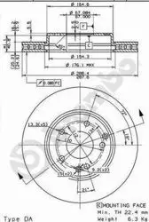 Fren Diski Ön Kaplamalı (Mercedes W203-W209-W210 C180-C200 / E200)