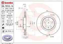 Fren Diski Ön-(VW Golf 98-06 Audi A3 97-03 Seat Leon 00-06) 280×22 5×100