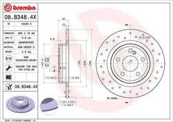 Fren Diski Arka (Mercedes W117-W156-W176-W246) Delikli