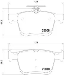 Fren Balatası Arka (VW Golf 13-20 Audi A3 13-20 Seat Leon 17-20)