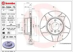 Fren Diski Ön Cızgılı BMW E-60 / 61 / 63 / 64 / 520-523-520