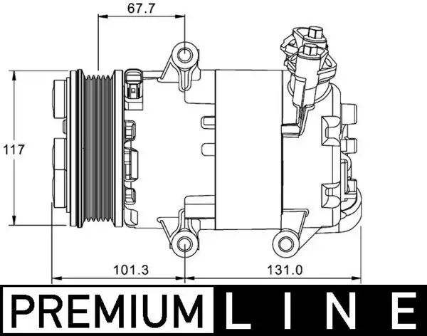 Klima Kompresörü Premıum Line (224Dt) Freelander 2 Van (L359) 2.2 Td4 4X4 06-14