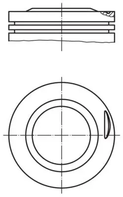 Piston + Segman 0,50mm (M102.962 / 963 / 965, 22 Pım, 89,50mm Enjektorlu, Katalızatorlu) 190 W201 85-93