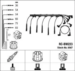 Buji Kablo Seti BMW M30 Rc-Bw223