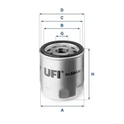 Yağ Filtresi (Metal) Boxer III Jumper III 22Dt Puma C81 110Bg C96 130Bg C110 150Bg Euro5 Transit V347 Custom V363 2.2 TDCI 155Ps 11 /-Land Rover Defender 2.2Td4 11 -