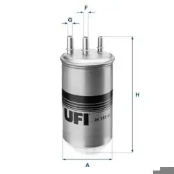 Yakıt (Mazot) Filtresi (Oe Uretıcı) Clio Symbol II Dacia Duster Logan Sandero 1,5Dcı