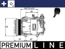 Klima Kompresörü Focus II 1.6Tdcı C Max 1.6Tdcı 07-Mazda 3 1.6Cdı Volvo S40 1.6D 2.4 D5 00-012 C30