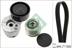 Alternatör Gergi + Kayış + Kasnak (Kütüklü) K9k Kango Clio II III IV Megane II III Fluence Logan Sandero
