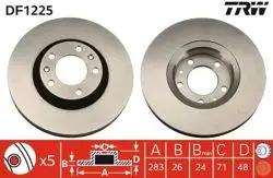 Ön Fren Aynası (Ad) Xm P605 2.0 Srtı / 2,0I / 2,0I T / 2,1D / 2,5Dt / 3,0 V6 90