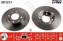 Ön Fren Disk Aynası P106 P206 P306 P205 P405 P309 Zx C15 Saxo 1.4 1.6 94-96-96 Hava Sogutmasız
