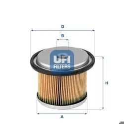 Mazot Filtre Elemanı Partner Berıngo Expert Scudo P306 Xsara Xud9 (1.9 Dizel) P406 Xantia P806 Evasıon Xud9sd Xud9te Xud11bte