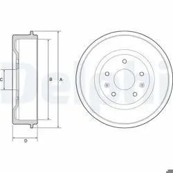 Fren Kampanası Arka Freelander 1.8 16V / 2.5 V6 / 2.0 Td4 00 -