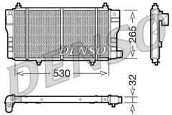 Motor Su Radyatörü C15 1,9D 95-Ölçü: (530*265*32)