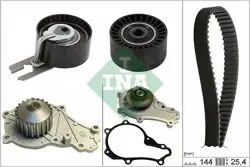 Triger Seti + Devirdaim Su Pompası P206 P207 P307 C1 C2 C3 (I II II) C3 Plurıel Xsara II Dv4td (1.4 HDI 8V Fiesta 1,4Tdcı) (144Dış Kayış) , Mazda 2 1.4 Mzr-Cd 08-15