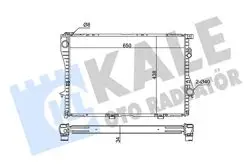 Motor Su Radyatörü Oto / Sanz. BMW M52 M60 M62 E39 E38