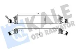 Turbo Radyatörü (720×134×76) Audi A4 A5 A6 A7 A8 Q5 2,7Tdı / 3,0 TDI 08 -