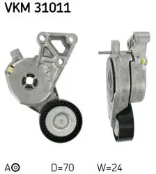 V Kayış Geri Rulmanı Kütüklü (Volkswagen: Golf V 1.6 Bse Bsf Bgu Polo Clasıc 1.6 Akl / Golf IV 1.6 Aeh Akl Bfq / Passat Jetta 2.0 FSI Blr 1.6 Bse Bsf)
