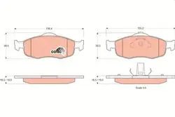 Fren Balatası Ön (Ford Mondeo (93-98)
