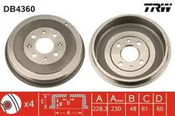 Fren Kampana Arka (Fiat Grande Punto 1.3 JTD 1.4 05-/ Evo 1.3 JTD 1.4 09-12 / Opel Corsa D)