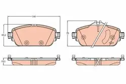 Fren Balatası Ön Mercedes W205 C180-C200-C220 / W213 E180-E200-E220