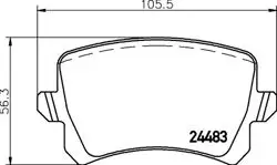 Fren Balatası Audi, Seat, Skoda, VW A6l Saloon (4F2, C6) , Alhambra (710, 711) , CC, CC (358) , Magotan