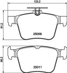 Fren Balatası Audi, Seat, Skoda, VW A3 (85S, 85M) , A3 (8V1, 8Vk) , A3 Convertible (8V7, 8Ve) , A3 Limo