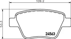 Fren Balatası Arka (Audi A1 1.2Tfsı 1.4Tfsı 1.6Tdı 10-/ A3 1.6Tdı 09-/ Seat Leon 1.2Tsı 10-/ VW Beetle)