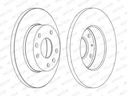 Ön Fren Disk Land Rover Freelander 1.8 2.5 2.0 4X4 98-06 Ø:262mm Y:51mm K:14mm