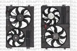 Çift Fan Motoru + Davlumbaz Komple (300 / 200W 360 / 295mm) A3 Tt Altea Altea Xl Seat Ibiza V Ibiza V