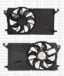 Fan Motoru Davlumbazlı (+ Ac) Cmax 07 /-Focus II Cmax 03-07 Focus II 04 /-Volvo C30 S40 II V50 1,6Tdcı 03 / -