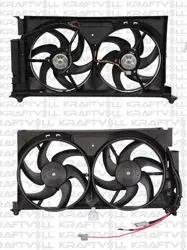 Fan Motor Seti (Çiftli) Partner Berlingo 00-03 Klimasız