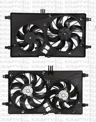 Fan Motoru Master III 10-Opel Movano B 10-2.3 DCI (Davlumbazlı) Çift Motorlu