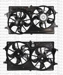 Fan Motoru Komple (+ Ac) Çiftli 1.6 Zetec 16V Focus Bm 98-04