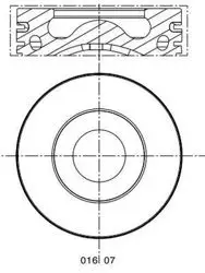 Motor Piston Segman 86.00mm Std 20 Kısa Boxer III Jumper III 22Dt Puma Transit V347 Mondeo Duratorq 2,2 TDCI 120Ps / 130Ps / 150Ps Mondeo 06 /-
