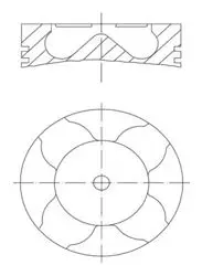 Motor Piston + Segman Komple 0.40. 82.40mm Astra H 04-14-Vectra C 02-08-Zafira B 05-15-Sıgnum 03-08 Z19dth