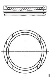 Motor Piston Segman Komple 0,50 (73,00mm) Meriva B 10-17 A14net-A14nel-B14net Astra J 10-A14net-B