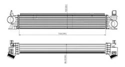 Turbo Intercooler Radyatörü Boxer III Jumper III 2,2Hdı / 3,0 HDI E5 12 > Ducato III > 2,3 JTD / 3,0Jtd E5 11 > Klimalı