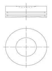 Motor Piston Segman P206 Gtı P607 P406 Ym 806 P307 Expert P807 P407 C4 Xsara II C8 Jumpy Xsara Picasso C5 Evasıon (00 05) Ew10j4 (2.0 16V) / (85,00mm) / (Std)