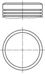 Motor Piston Segman P307 P206 Partner II Berlingo II C3 C4 Tu5jp4 (1.6 16V) 78,50mm (0,25 Farklı)