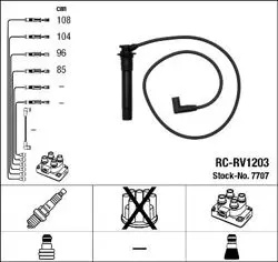 Buji Kablo Seti Rover 200 218 95-00 400 1.8 96-98 Coupe 1.8 96-99 Mg Mgf 1.8 I Vvc 95-02 25 1.8 00 -