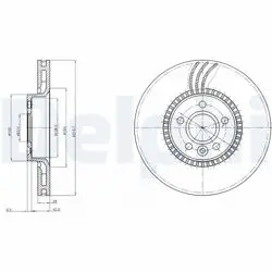 Ön Fren Disk Ayna Volvo S60 I (384) 2.0 T-2.4 00-10 V70 II (285) 2.4 05-08 Xc90 I (275) D3 / D5 09-14