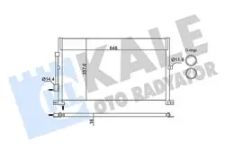 Klima Radyatörü Mondeo III 1.8 / 2.0 16V / 2.0Tdcı 00-07 Manuel Klimalı Ölçü: (669×361 X Ss)
