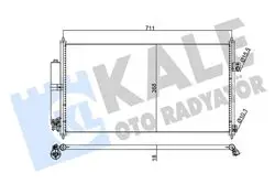 Klima Radyatörü Nissan Xtrail Benzinli Dizel 2001 2007