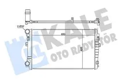 Motor Su Radyatörü 650X395x22 A3 1.2 / 1.4 / 1,6Tdı Golf VII 1.2 / 1.4 / 1,6Tdı 12 -