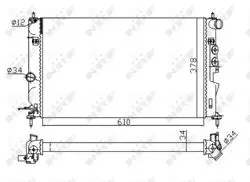 Motor Su Radyatör X20dtl Vectra B Klimalı M / T (Mekanik)