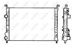 Motor Radyatör Palio 1.2 Albea 1.2 / 1.6 Klimalı (2 Sıra Al + Pl Sıstem) / (522×378×23,5)