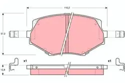 Ön Fren Balatası Mazda Mx-5 2000-2005 Fişli