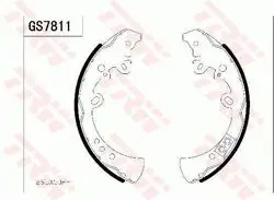 Fren Balatası Arka Pabuç Toyota Hilux 2006- 2Wd 4Wd Hilux 2.4 2015- (Kun25 26 35)